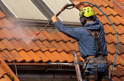 Démoussage et hydrofuge de toiture à la Rochebeaucourt-et-Argentine